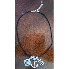 Anchor Necklace (Navy and Military)