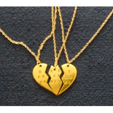 Best Friends heart 3 piece