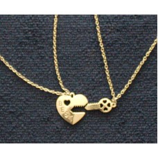 Best Friends heart and Key